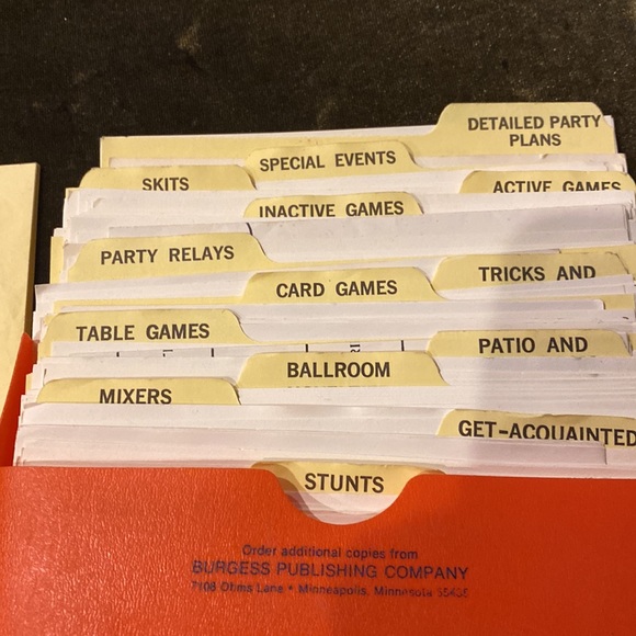 File O Fun card file for social Recreation - Picture 5 of 6